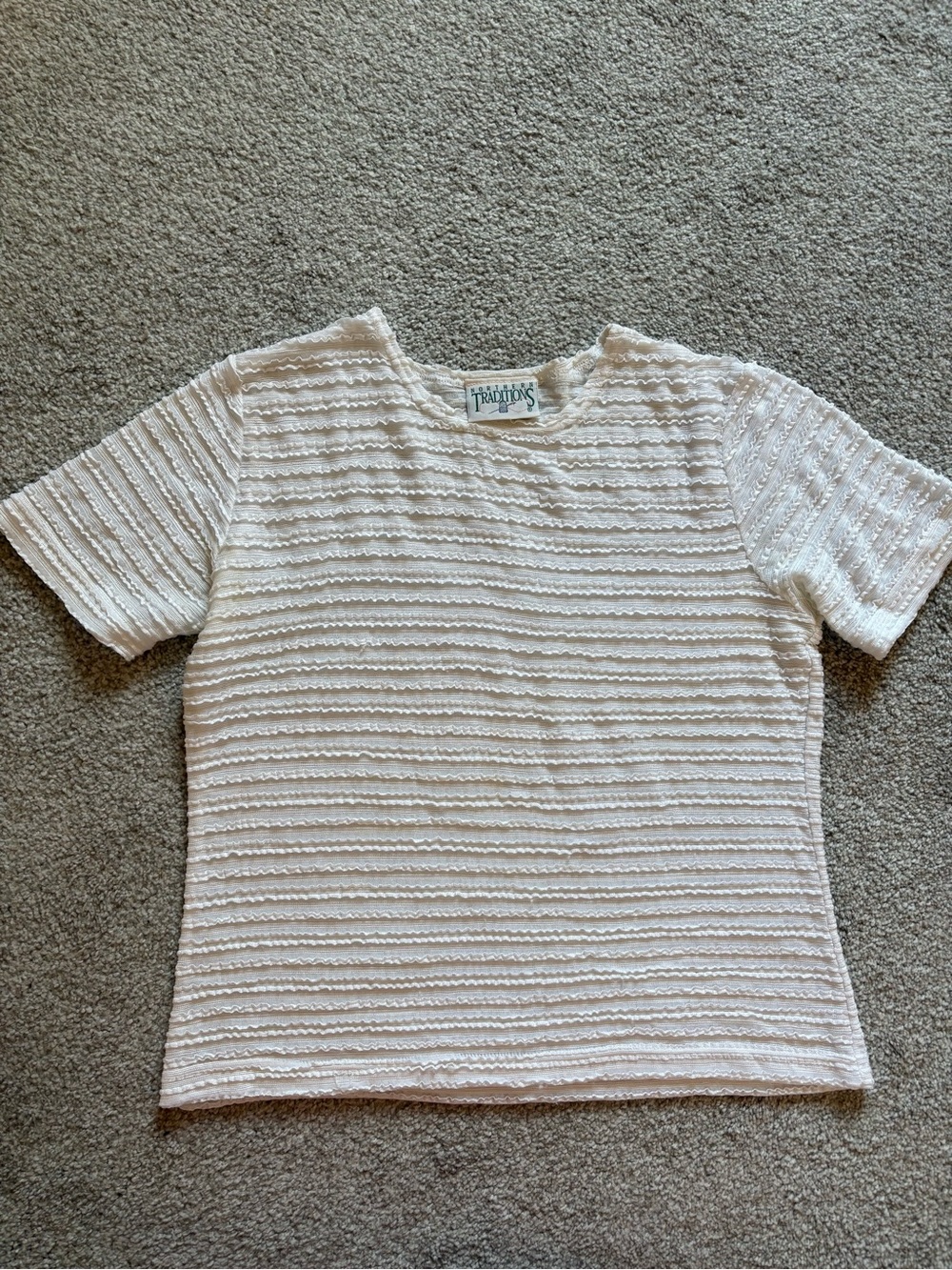 Vintage ruffled tee from Northern Traditions - Picture 1 of 2